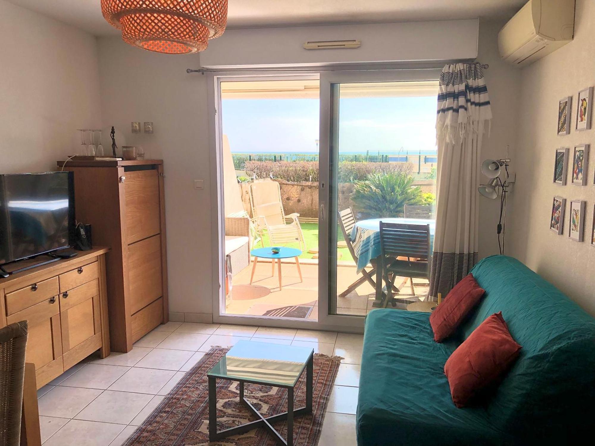 Le Jardin De La Plage - T2 - Terrasse Jardin 30M2 - Piscine - Clim- Wifi -Parking Canet-en-Roussillon Kültér fotó